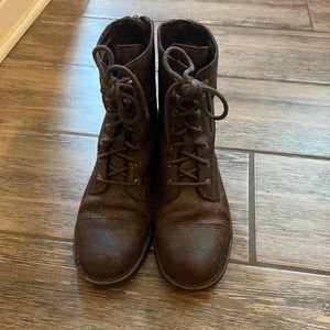 Rugged Born Brown Combat Boots